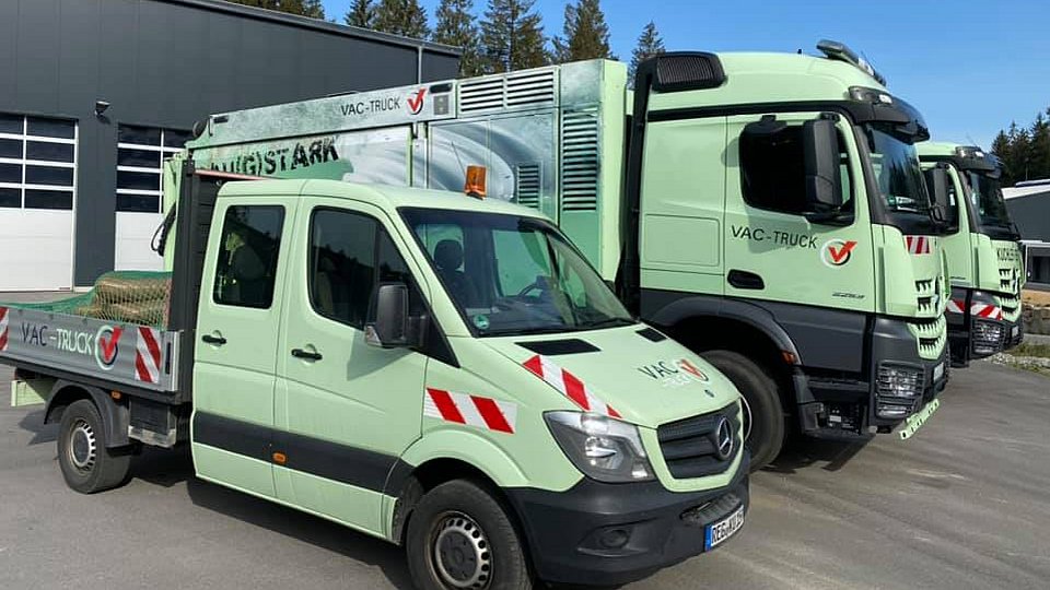 VAC TRUCK Saugbagger und Luftförderanlagen
