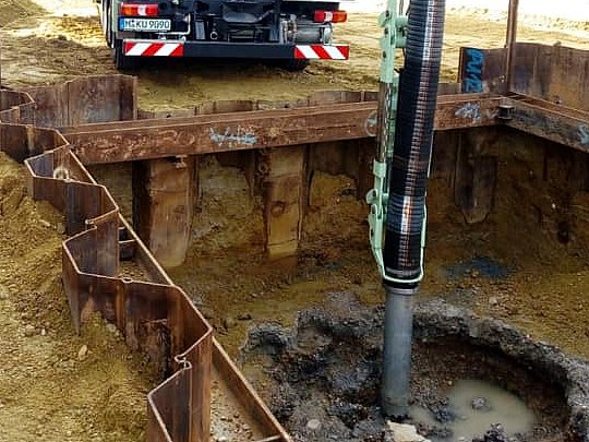 Saugbagger für Rohrleitungsbau